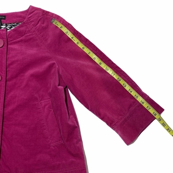 MADISON Button Down Maroon Jacket Size Medium - Picture 9 of 12